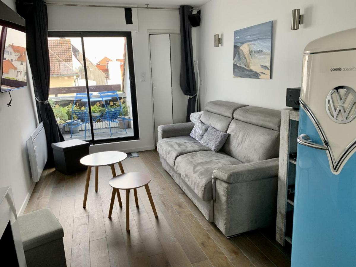 Duplex Avec Jacuzzi Vue Imprenable Sur La Baie De Wissant Apartment Exterior foto